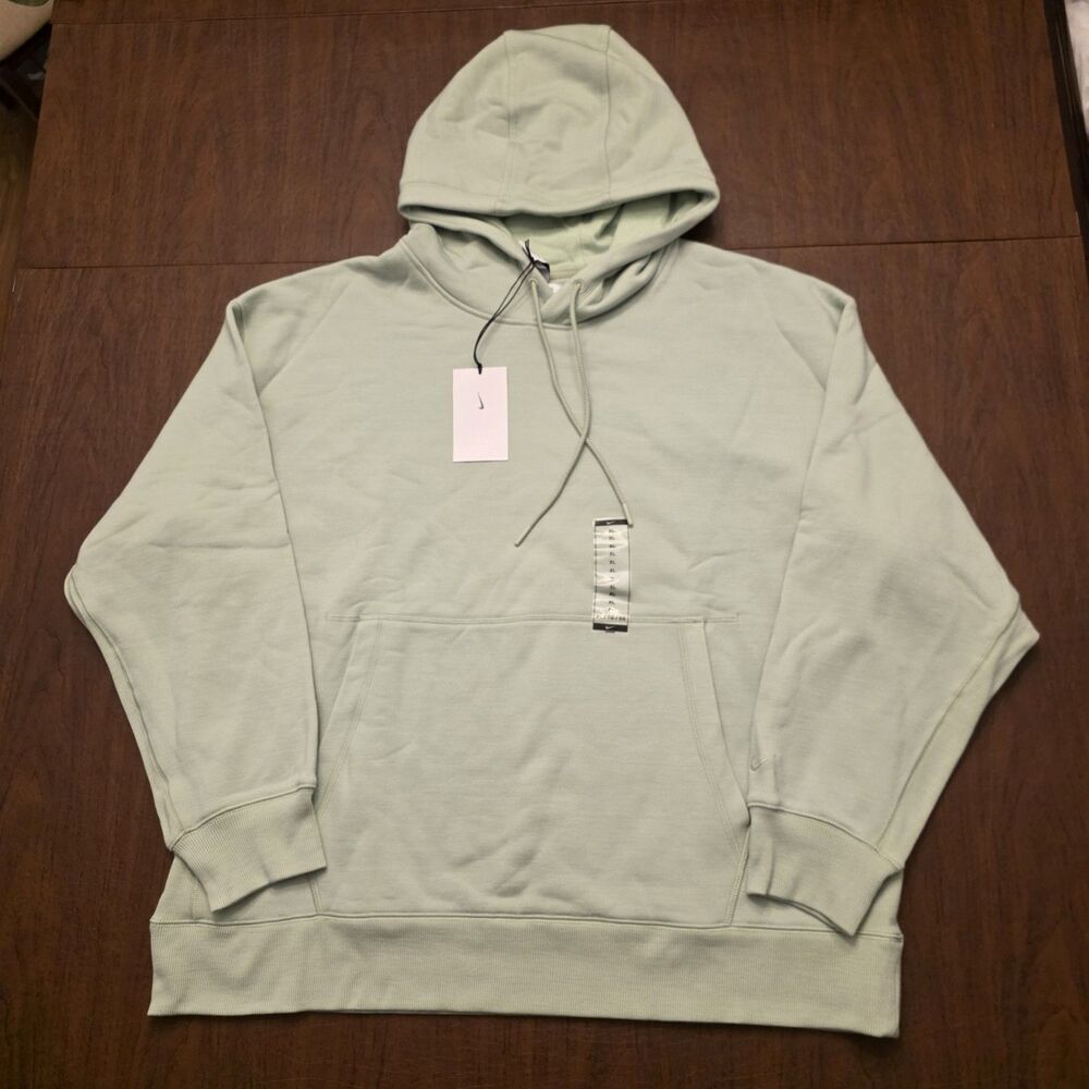 Nike Wool Classics Pullover Hoodie Honeydew Green FV4878-343 Men's Size XL $150